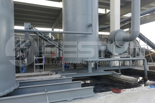Installation of BST-50 Charcoal Making Plant in Turkey
