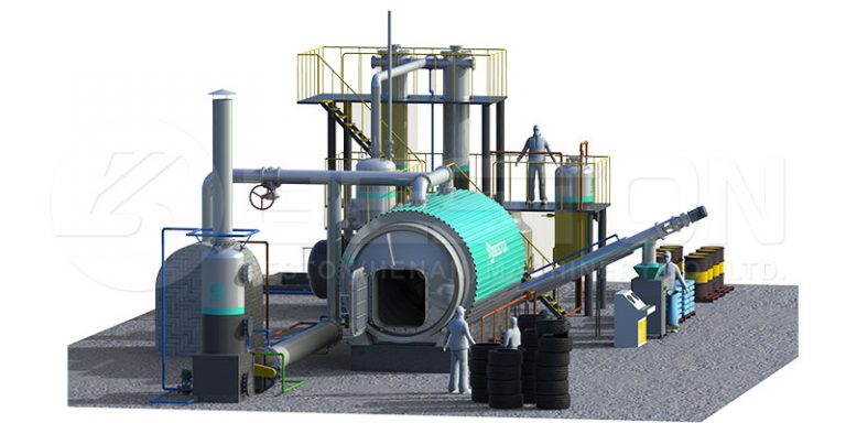 Planta de pirolisis de llantas