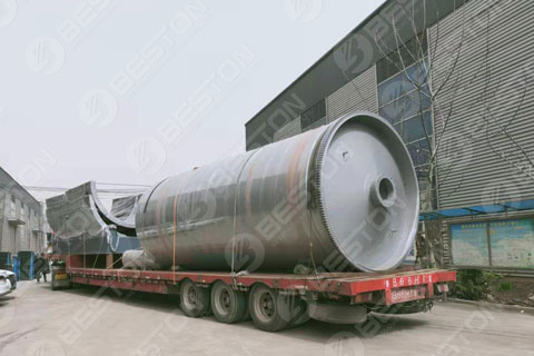 Beston Offers Tyre Pyrolysis Pyrolysis Plant Cost for A Customer from Saudi Arabia